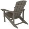 Merrick Lane Set of 4 Riviera All-Weather Poly Resin Wood Adirondack Chairs